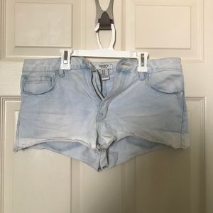 Light Wash Denim Shorts